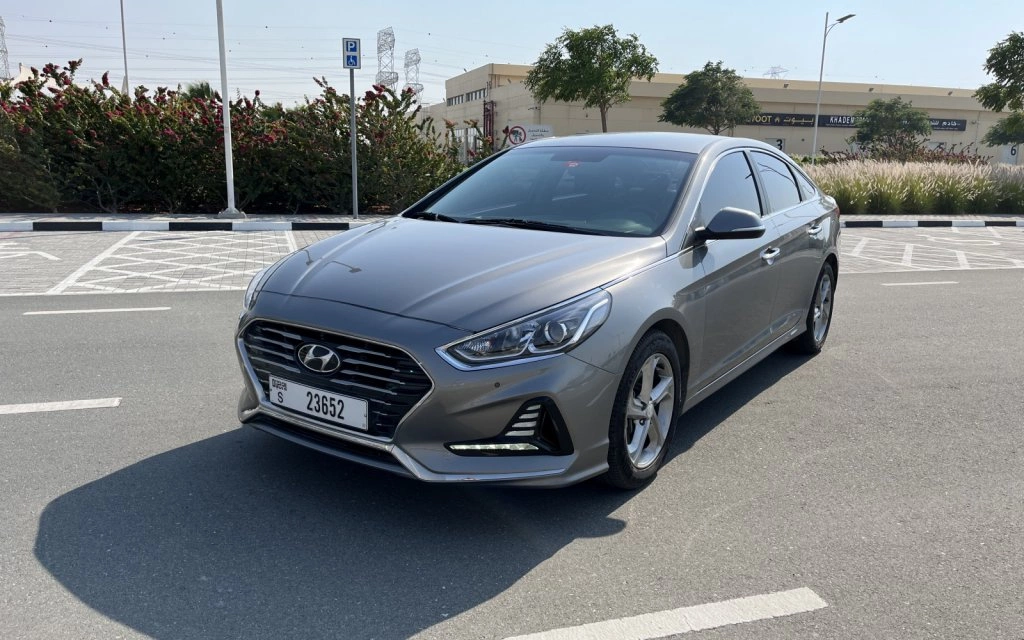 Car rental Hyundai Sonata in Dubai 2019 (grey)