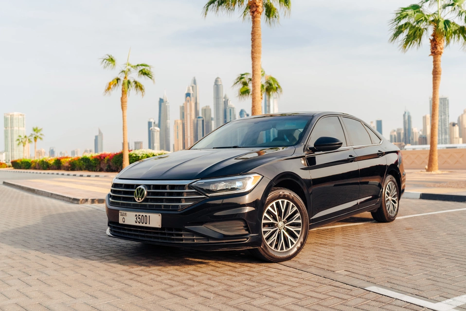 Car rental Volkswagen Jetta in Dubai 2021 (black)