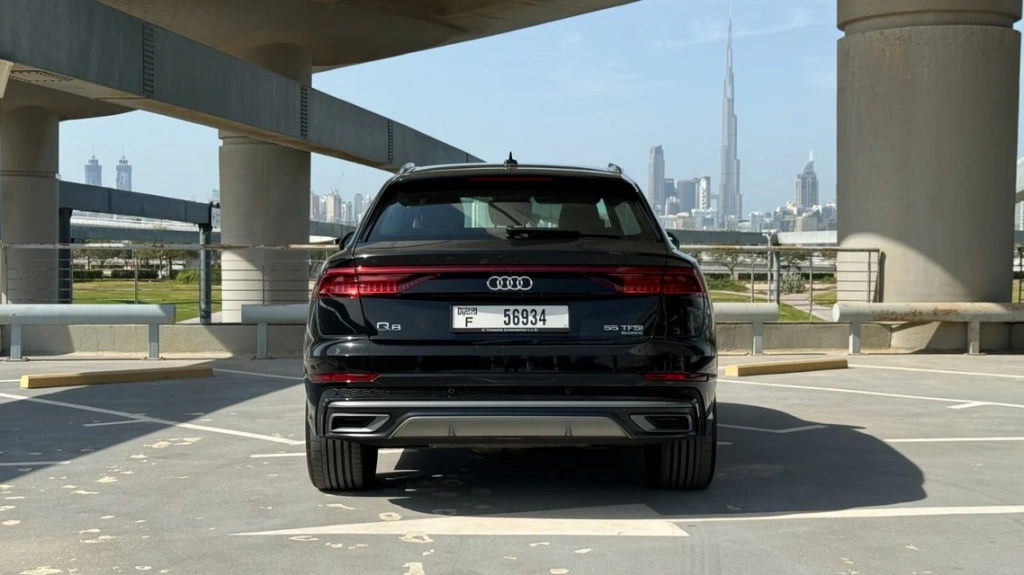 Car rental Audi Q8 in Dubai 2024 (black)