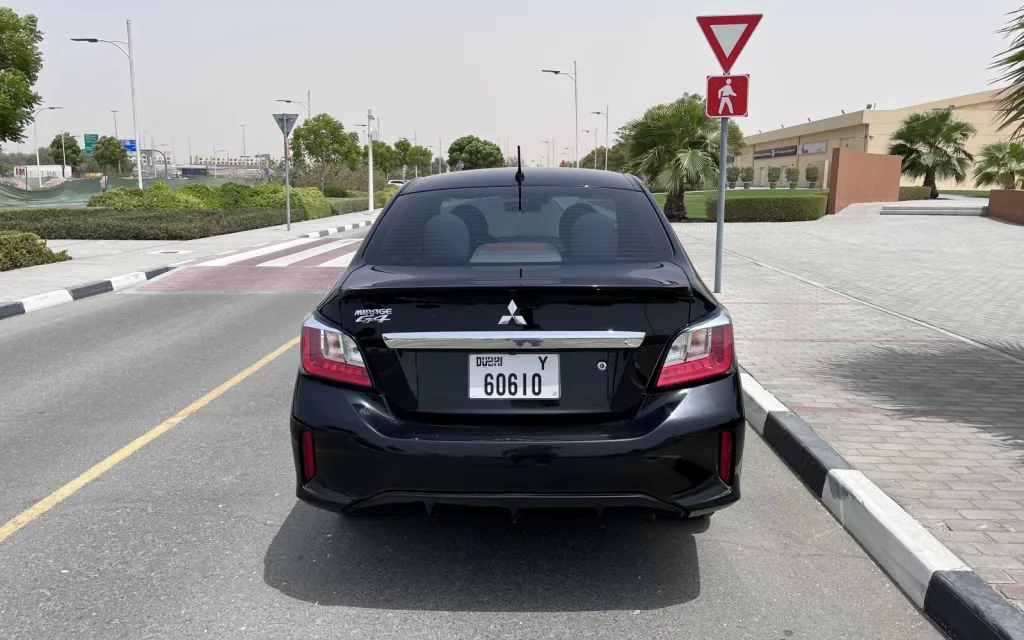 Car rental Mitsubishi Mirage in Dubai 2021 (black)