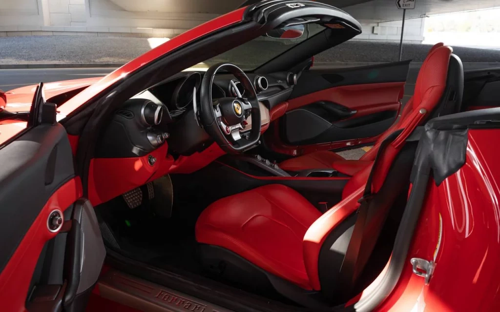 Car rental Ferrari Portofino in Dubai 2019 (red)