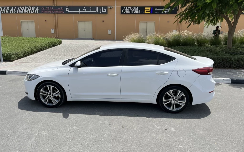 Car rental Hyundai Avante in Dubai 2019 (white)