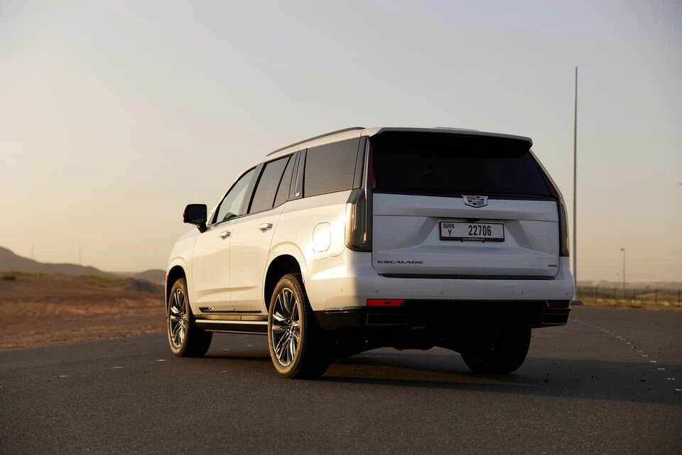 Car rental Cadillac Escalade in Dubai 2022 (white)