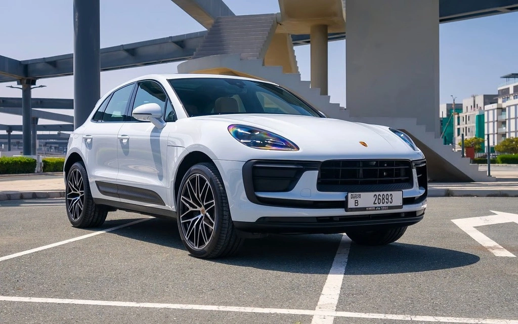 Car rental Porsche Macan in Dubai 2024 (white)