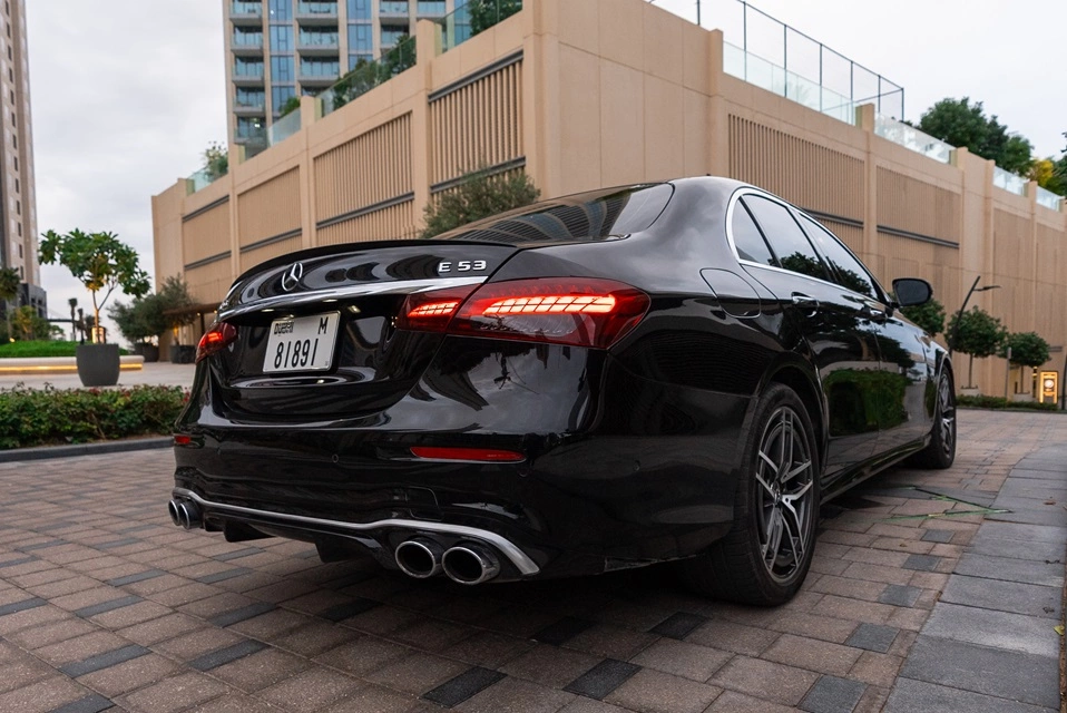 Car rental Mercedes E53-AMG in Dubai 2021 (black)