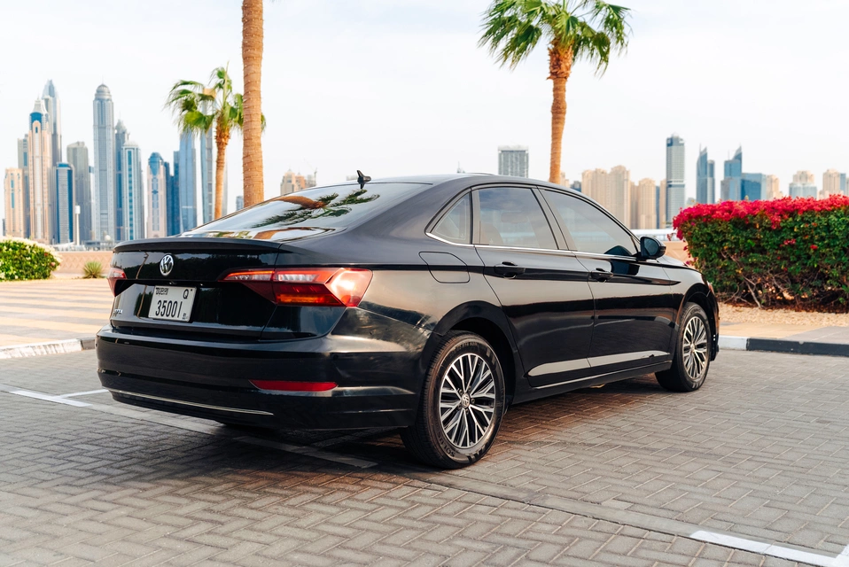 Car rental Volkswagen Jetta in Dubai 2021 (black)