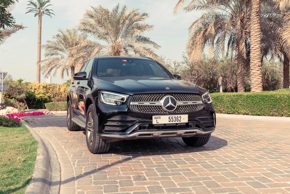 Car rental Mercedes GLC-300 in Dubai 2019 (black)