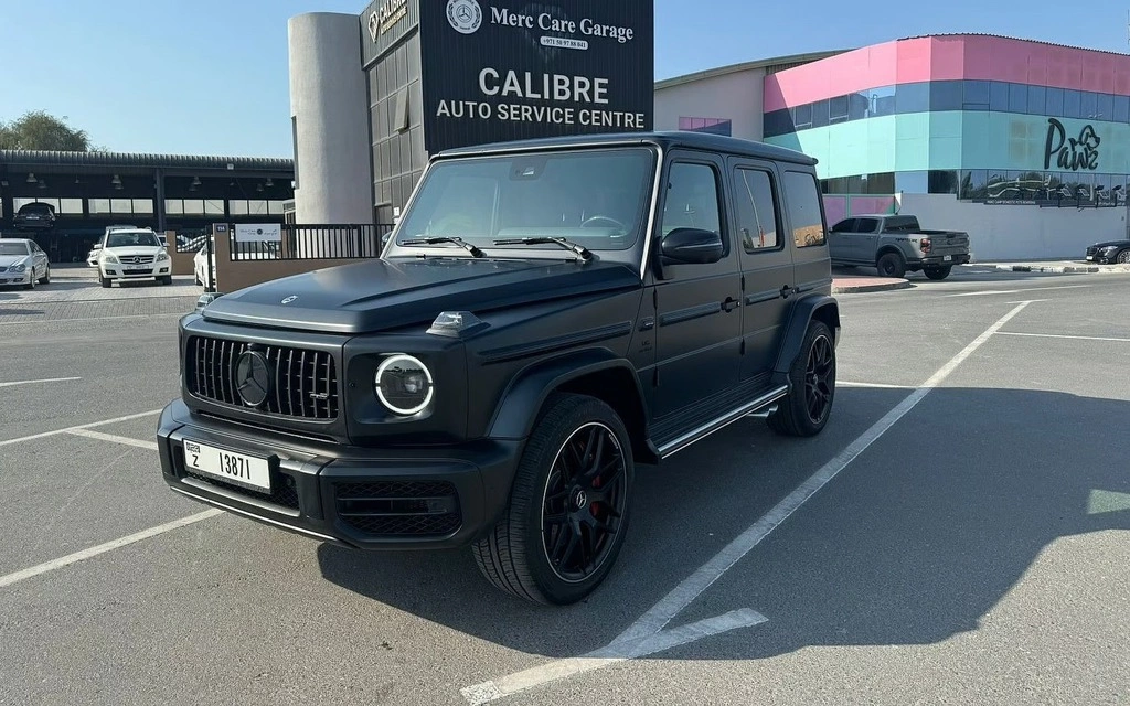 Аренда Мерседес G63-AMG в Дубае 2023 (черный-матовый)