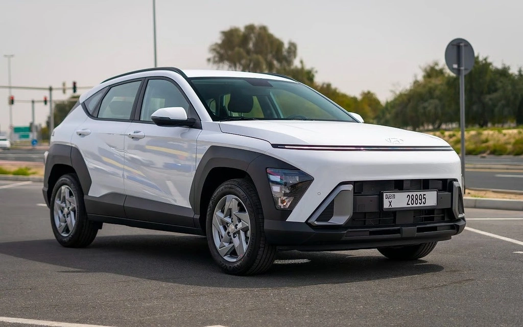 Car rental Hyundai Kona in Dubai 2024 (white)