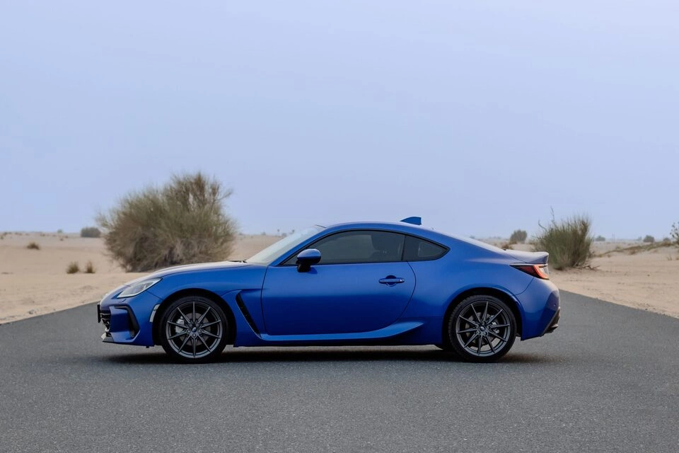 Car rental Subaru BRZ in Dubai 2023 (blue)