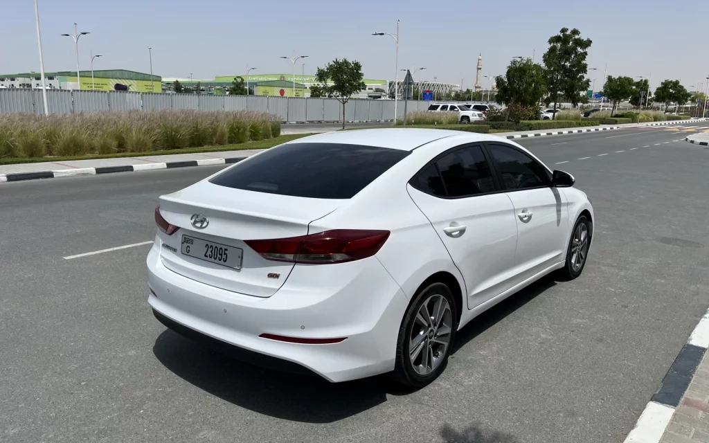 Car rental Hyundai Avante in Dubai 2019 (white)