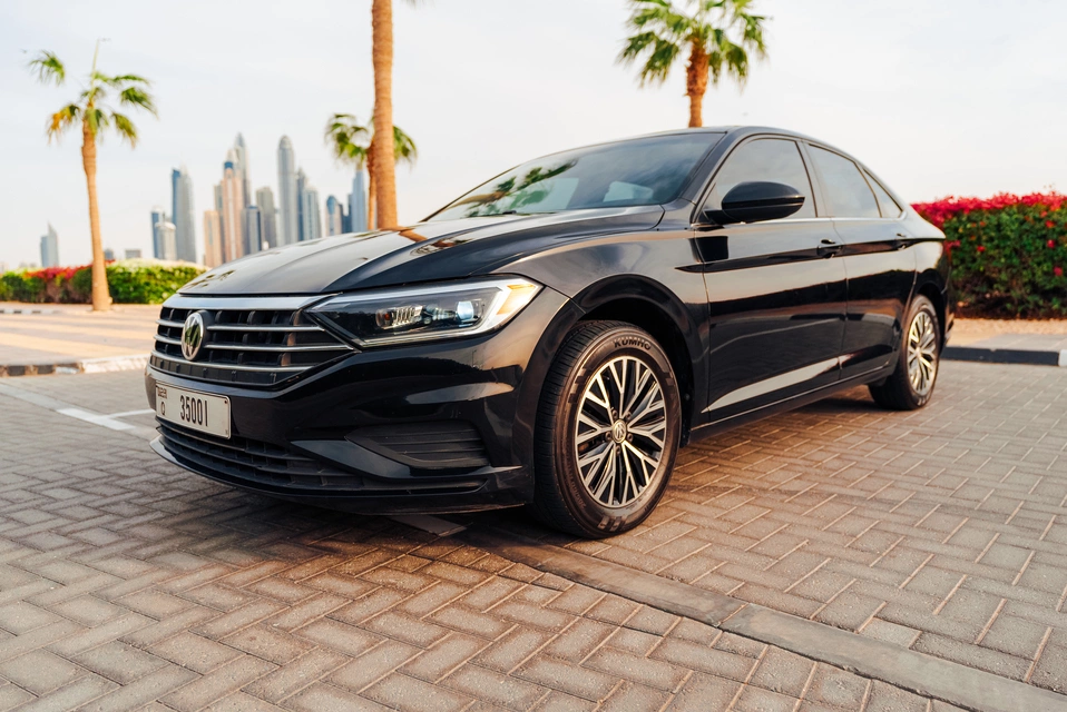 Car rental Volkswagen Jetta in Dubai 2021 (black)