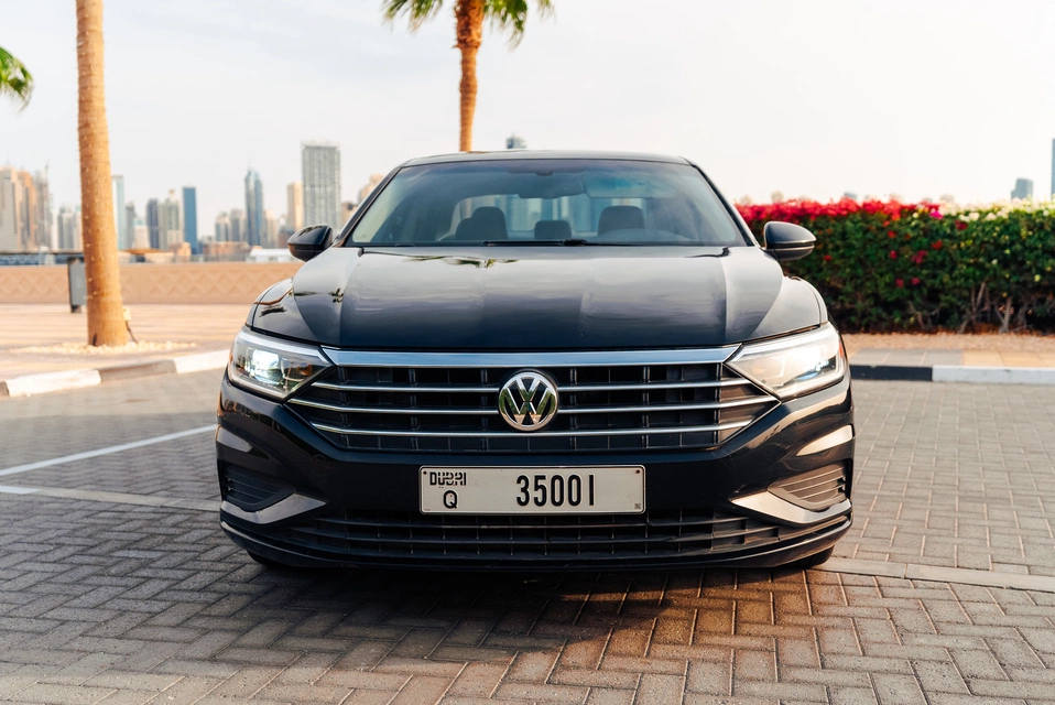 Car rental Volkswagen Jetta in Dubai 2021 (black)