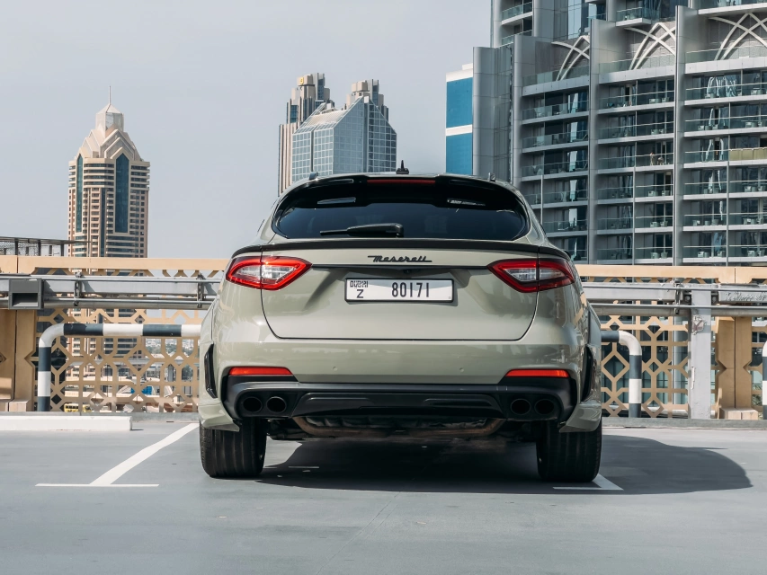 Car rental Maserati Levante in Dubai 2020 (grey)