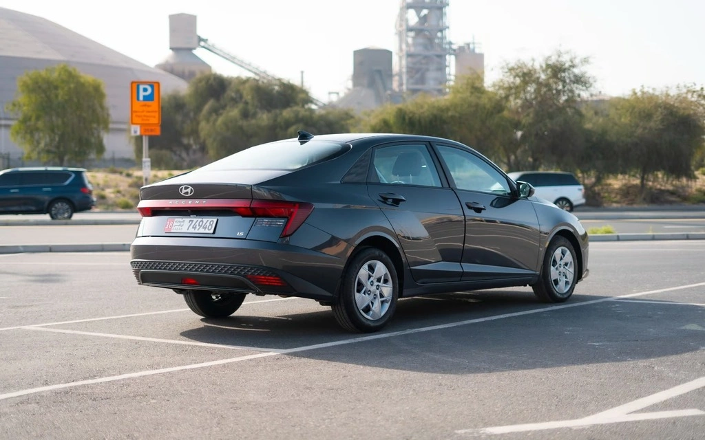 Car rental Hyundai Accent in Dubai 2024 (grey)