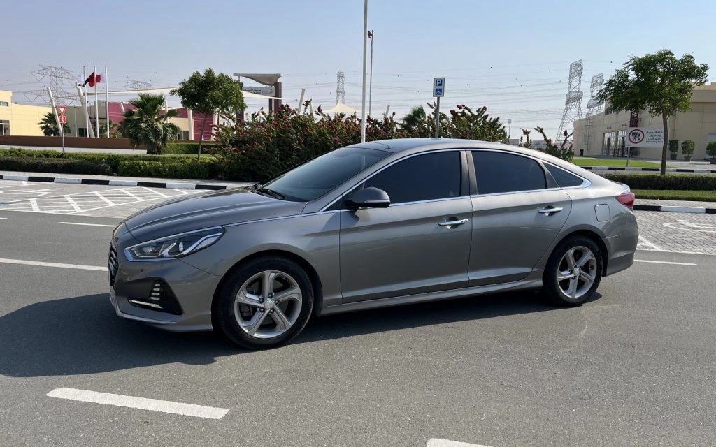 Car rental Hyundai Sonata in Dubai 2019 (grey)