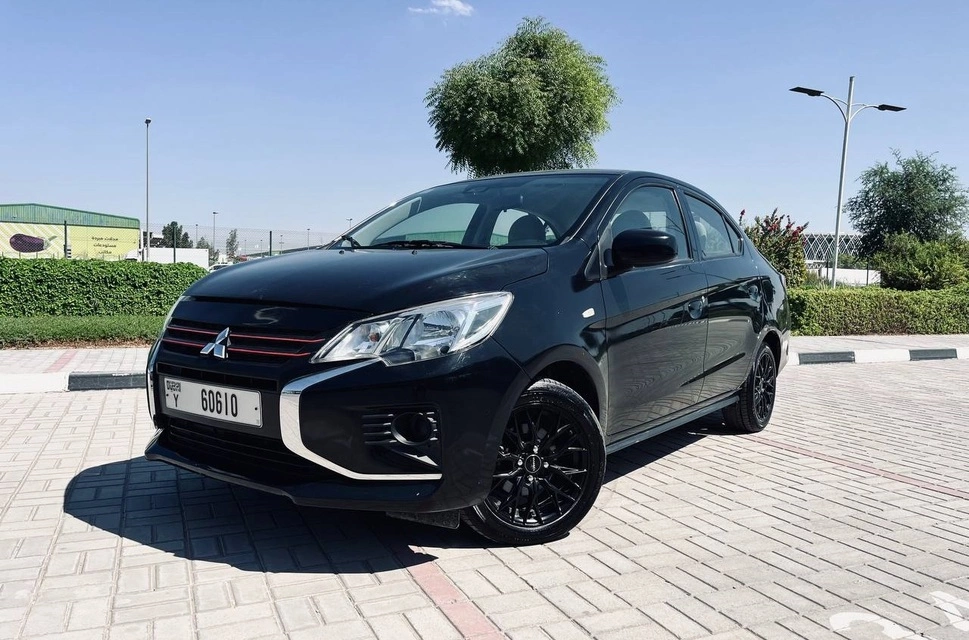 Car rental Mitsubishi Mirage in Dubai 2021 (black)