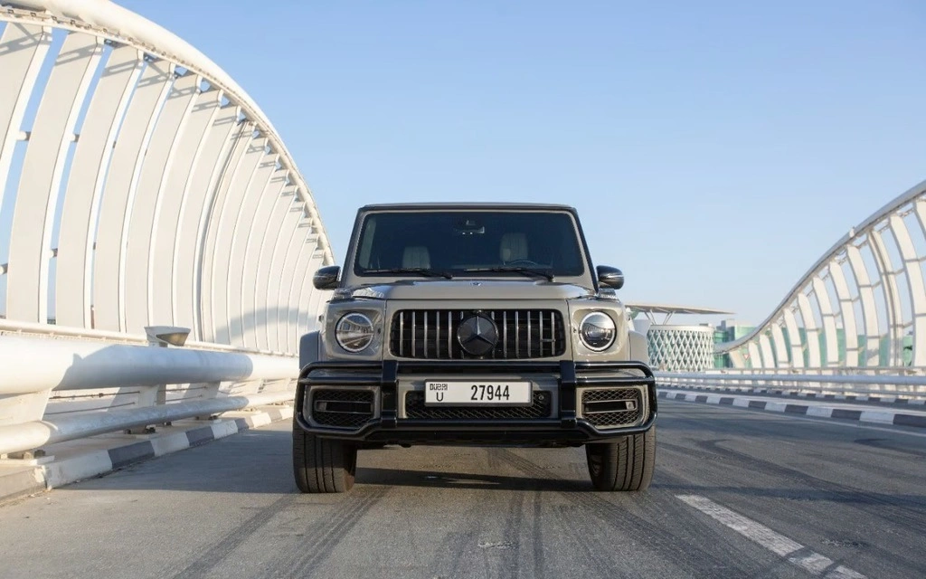 Car rental Mercedes G63-AMG in Dubai 2022 (grey)