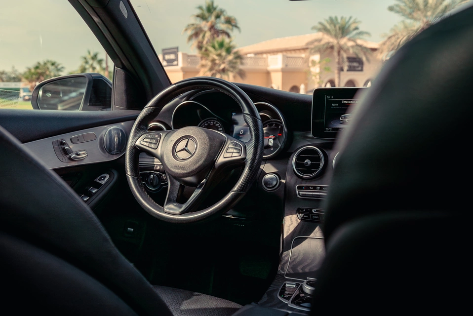 Car rental Mercedes GLC-300 in Dubai 2019 (black)