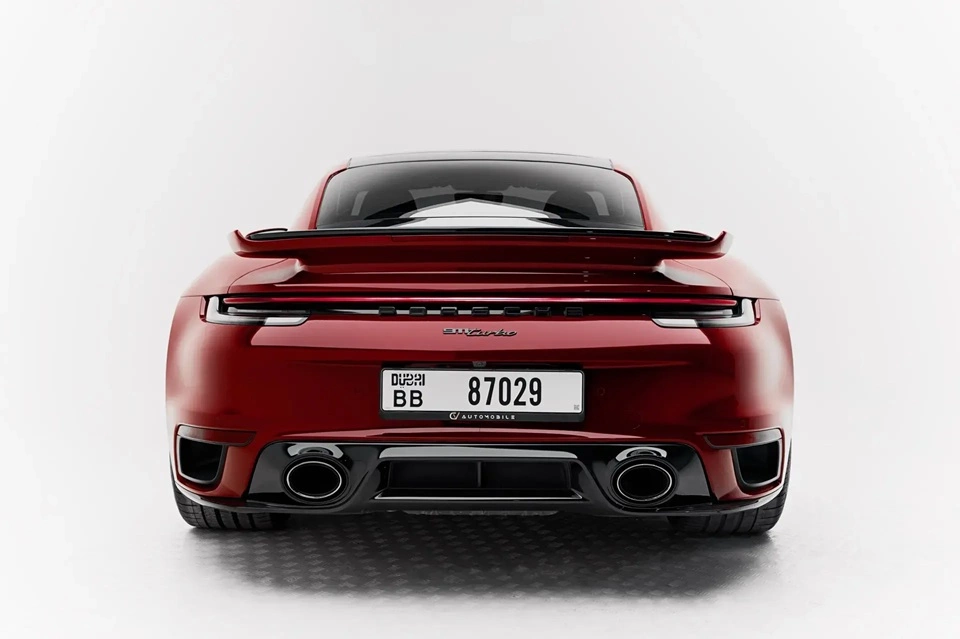 Аренда Порше 911-Турбо-S в Дубае 2023 (красный)