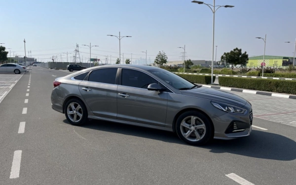 Car rental Hyundai Sonata in Dubai 2019 (grey)