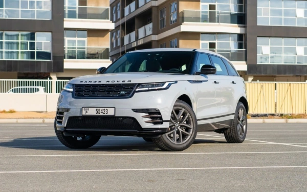 Car rental RangeRover Velar in Dubai 2024 (grey)