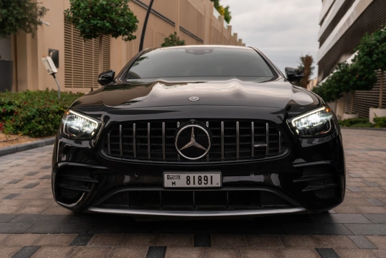 Car rental Mercedes E53-AMG in Dubai 2021 (black)