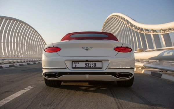 Car rental Bentley Continental-GTC-V12 in Dubai 2021 (white)