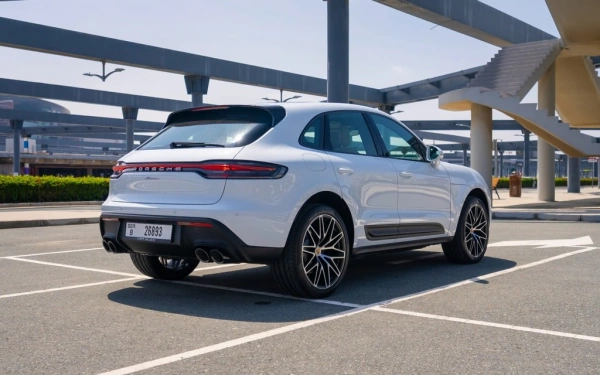 Car rental Porsche Macan in Dubai 2024 (white)