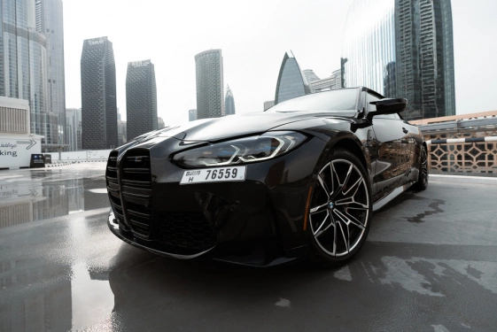 Car rental BMW M4-COMPETITION in Dubai 2023 (black)
