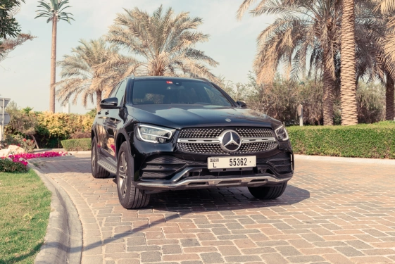 Car rental Mercedes GLC-300 in Dubai 2020 (black)