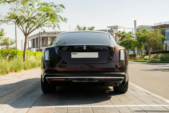 Car rental RollsRoyce Spectre in Dubai 2024 (red)