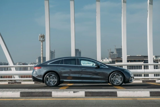 Car rental Mercedes EQS-53-AMG in Dubai 2023 (grey)