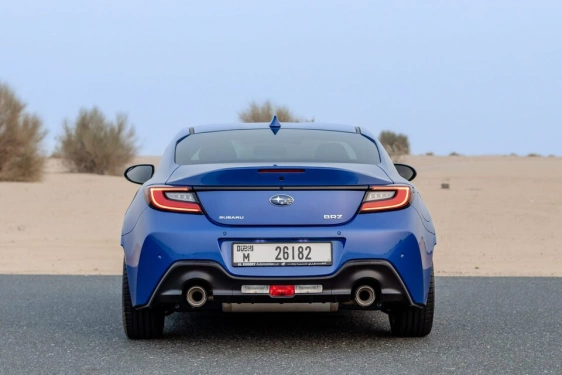 Car rental Subaru BRZ in Dubai 2023 (blue)