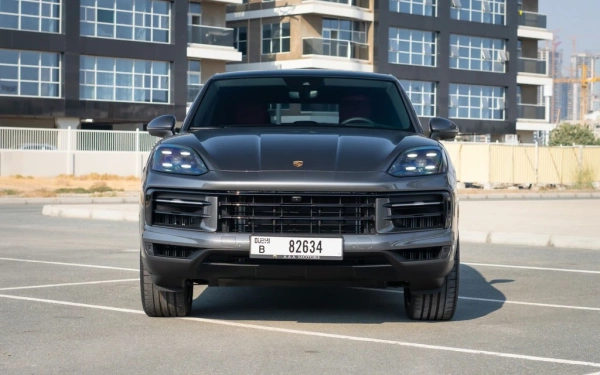 Car rental Porsche Cayenne-coupe in Dubai 2024 (grey)