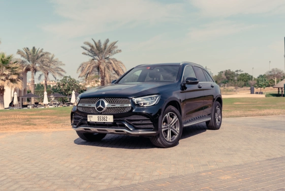 Car rental Mercedes GLC-300 in Dubai 2020 (black)