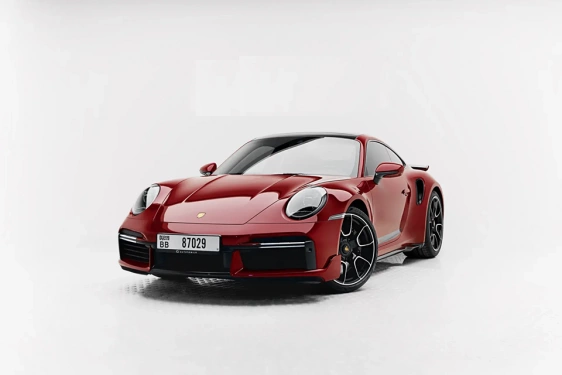 Порше 911-Турбо-S 2023 Красный
