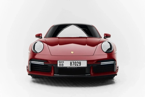 Аренда Порше 911-Турбо-S в Дубае 2023 (красный)
