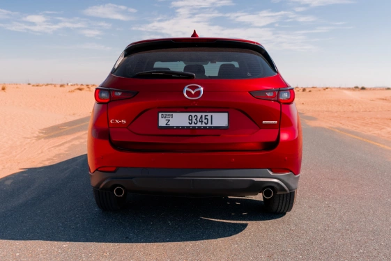 Car rental Mazda CX5 in Dubai 2023 (red)
