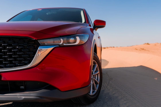 Car rental Mazda CX5 in Dubai 2023 (red)