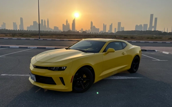 Car rental Chevrolet Camaro in Dubai 2020 (yellow)