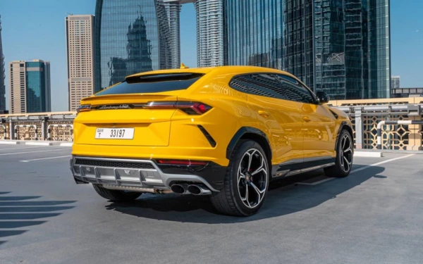 Car rental Lamborghini Urus in Dubai 2020 (yellow)