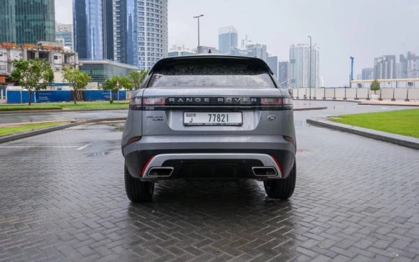 Car rental RangeRover Velar in Dubai 2020 (grey-blue)