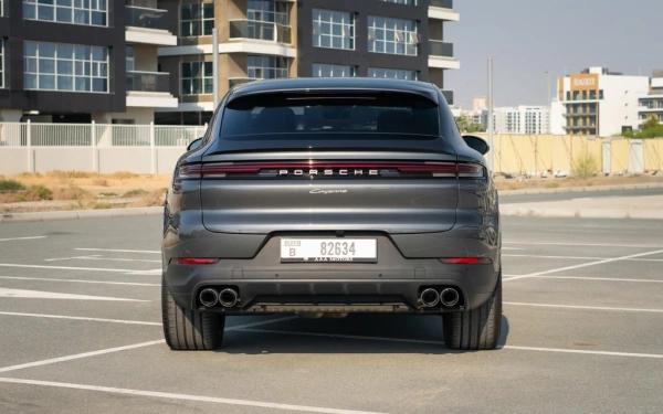 Car rental Porsche Cayenne-coupe in Dubai 2024 (grey)