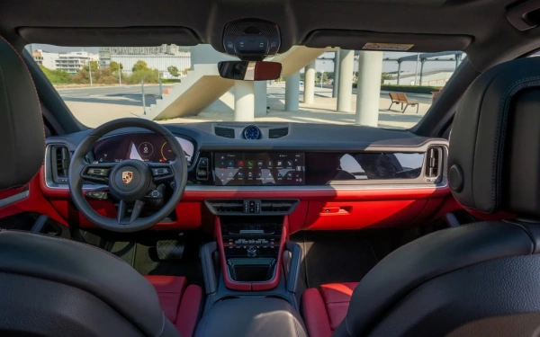 Car rental Porsche Cayenne-coupe in Dubai 2024 (grey)