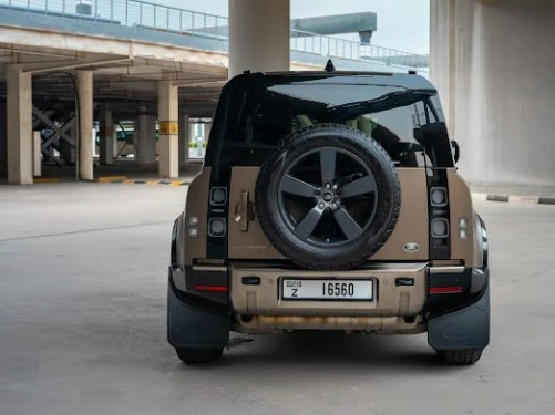 Car rental RangeRover Defender in Dubai 2021 (brown)