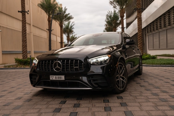 Car rental Mercedes E53-AMG in Dubai 2021 (black)